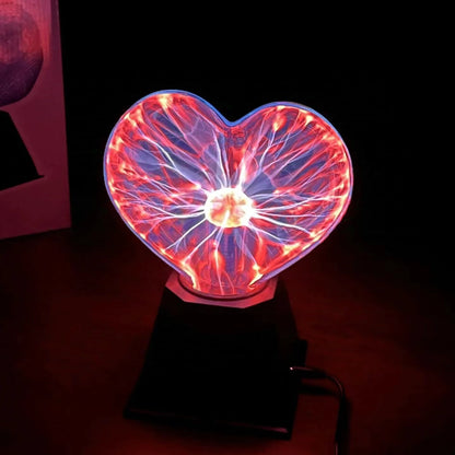 Heart Plasma Touch Lamp