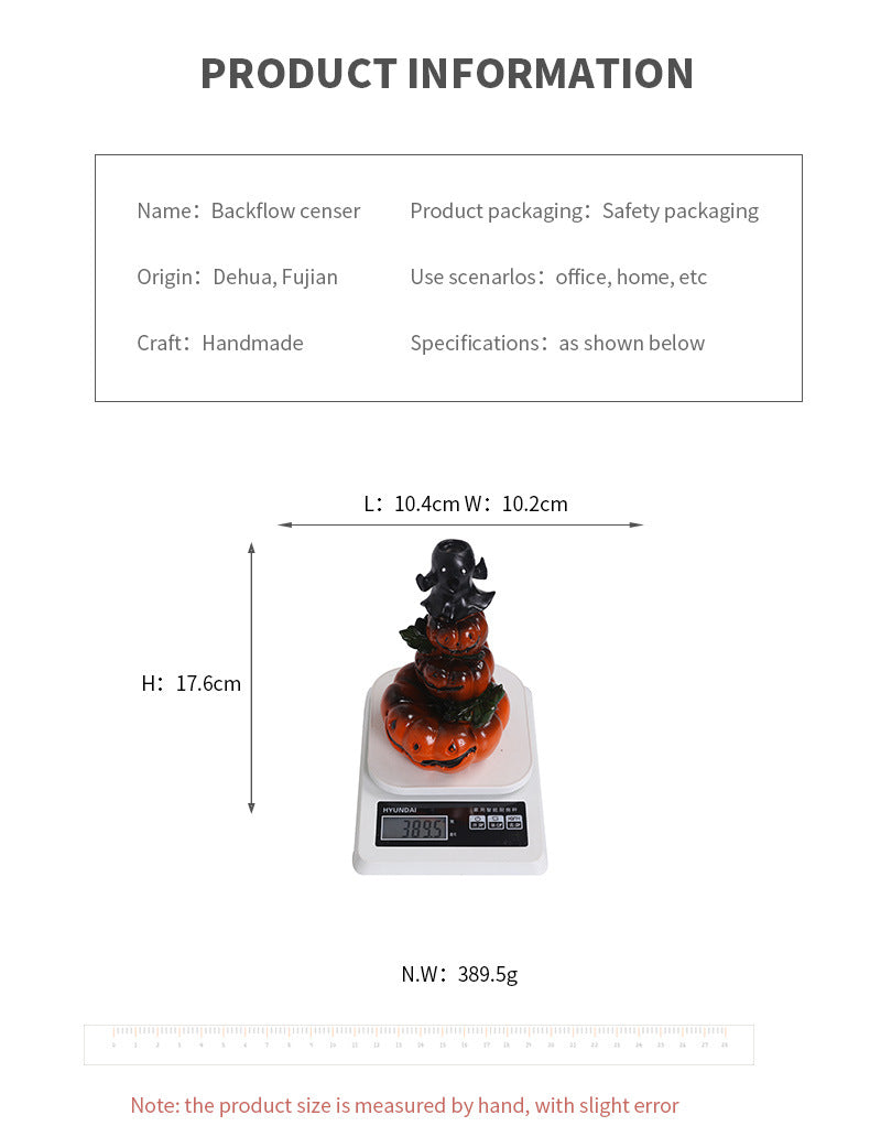 Halloween Pumpkin Incense Burner