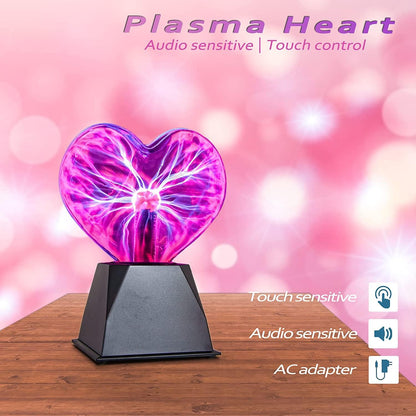 Heart Plasma Touch Lamp